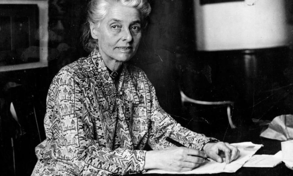 The social reformer, historian and economist Beatrice Webb.