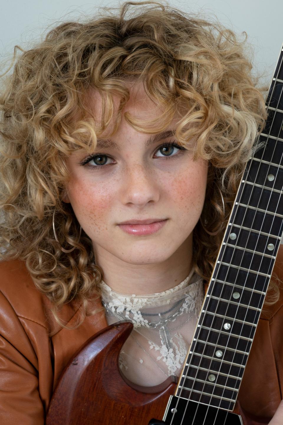 Guitarist Grace Bowers, 17, Nashville, Tenn., Monday, Dec. 18, 2023.