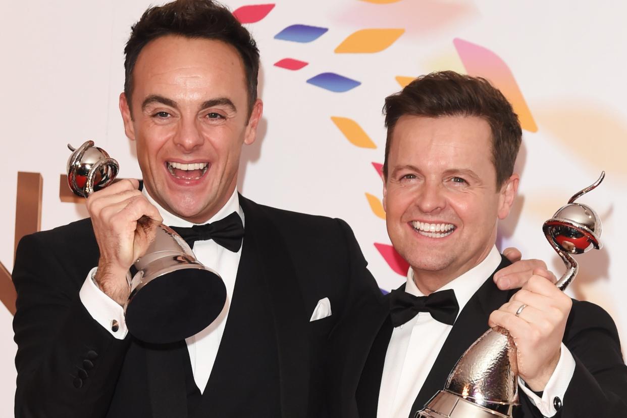 <p>Ant and Dec’s Saturday night takeaway will return next month</p> (Getty)