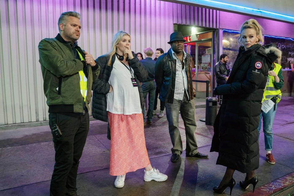 Emerald Fennell directing “Promising Young Woman” - Credit: Merie Weismiller Wallace / © Focus Features / Courtesy Everett Collection