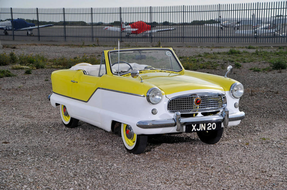 <p>Although two-tone paint was <strong>born in the USA</strong>, there’s plenty of evidence of its influence on car culture on this side of the Atlantic. No surprise, then, that a British car built for the American market was available with a two-tone paint job.</p><p>The Metropolitan was the idea of Nash president George Mason, who identified a market for a small and inexpensive - often ‘second’ - car for the US market. He turned to Austin, which built the Metropolitan at its Longbridge plant in Birmingham. It’s like a <strong>fun-size slice of Americana</strong>.</p>