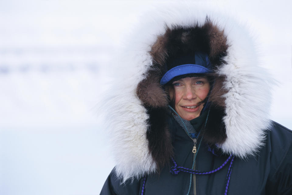 Off to the beach in July: Women do feel the cold. (Getty Images)