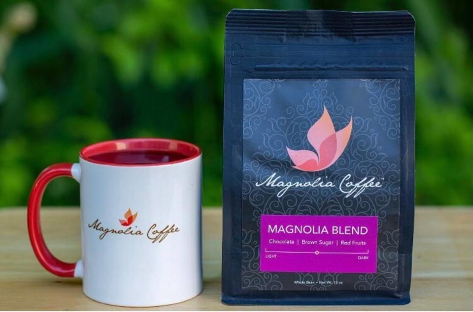 Magnolia Coffee Co. is a locally based coffee roastery whose beans are sold in multiple shops around Charlotte.