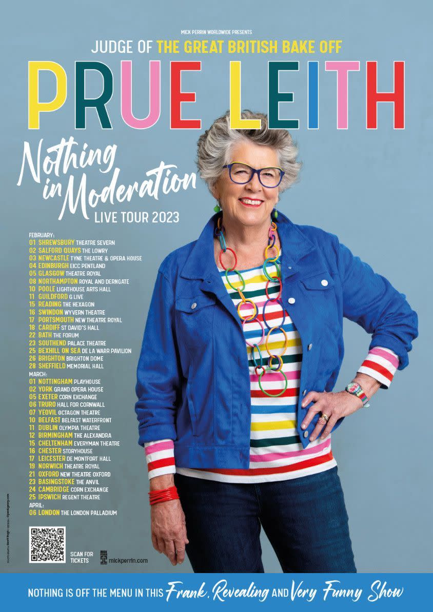 10) Prue Leith Tickets