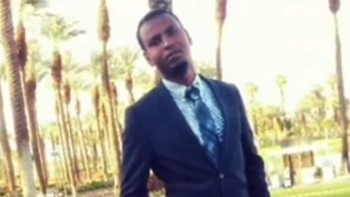 The family of 34-year-old Ali Osman (above), who was allegedly shot dead by Phoenix Police on Saturday for throwing rocks at their patrol car, is demanding answers. (Photo: Screenshot/YouTube.com/ABC15 Arizona)