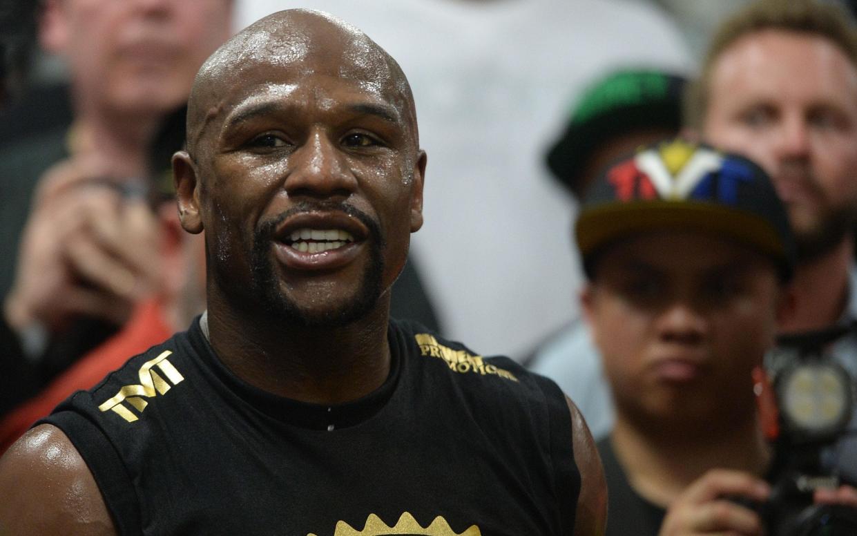 Floyd Mayweather is in for a lucatrive night's work - USA Today Sports