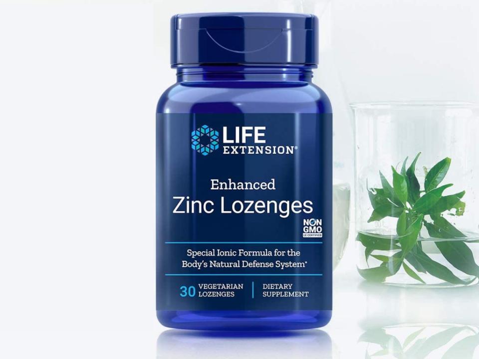 Life Extension Enhanced Zinc Lozenges, 30 Vegetarian Lozenges 