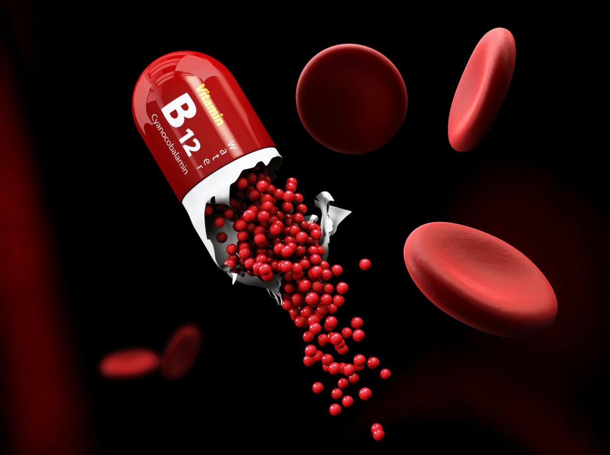   <span class="attribution"><a class="link " href="https://www.shutterstock.com/es/image-illustration/3d-illustration-vitamin-b12-capsule-dissolves-577975228" rel="nofollow noopener" target="_blank" data-ylk="slk:Shutterstock / Victor Josan;elm:context_link;itc:0;sec:content-canvas">Shutterstock / Victor Josan</a></span>