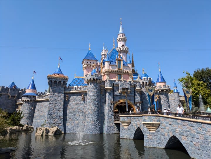 Disneyland Castle taken with Google Pixel 8a.
