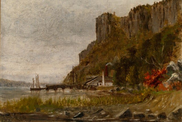 View of Palisades, on loan from the New-York Historical Society.