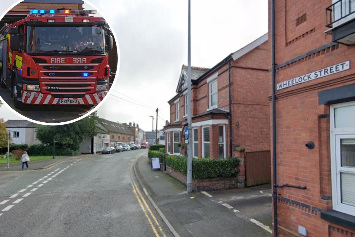 Emergency services were called to a flat fire in Wheelock Street, Middlewich <i>(Image: Google Maps/Middlewich Fire Station)</i>