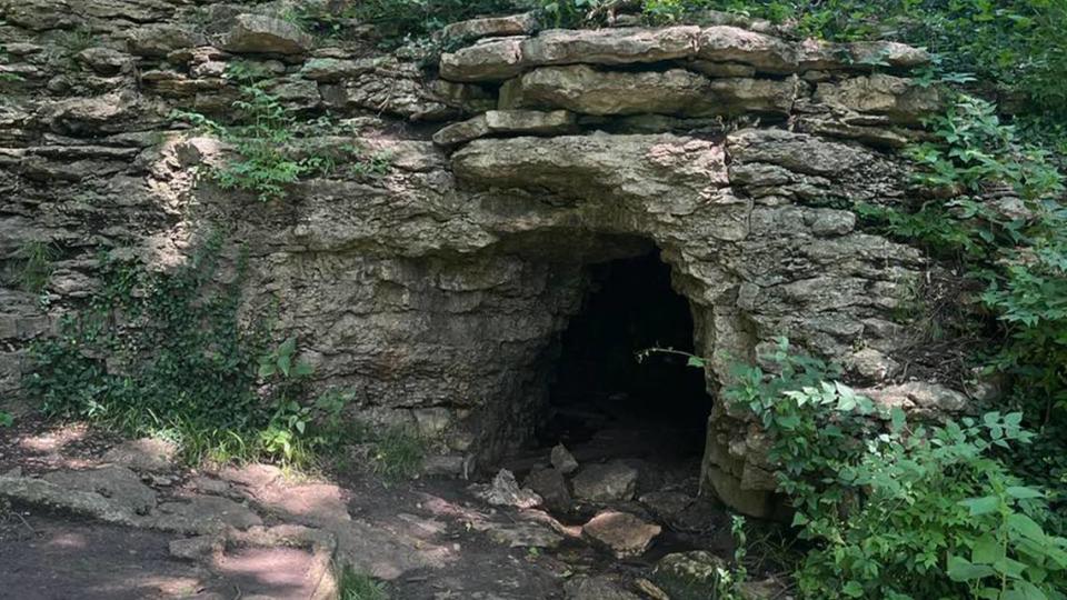 A cave in Cave Spring Park between Swope Park and Raytown’s Rice-Tremonti home could have been used by escaped slaves to hide.