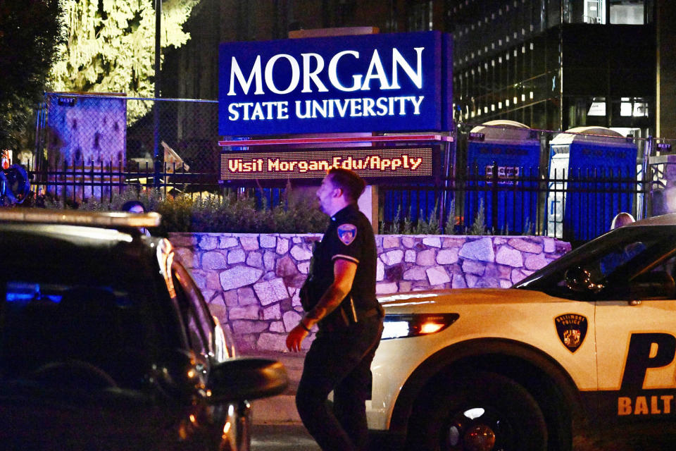 Morgan State University shooting (Jerry Jackson / Baltimore Sun via Getty Images)