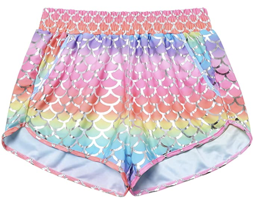 Metallic shorts hot yoga outfit, S$22.01. PHOTO: Amazon