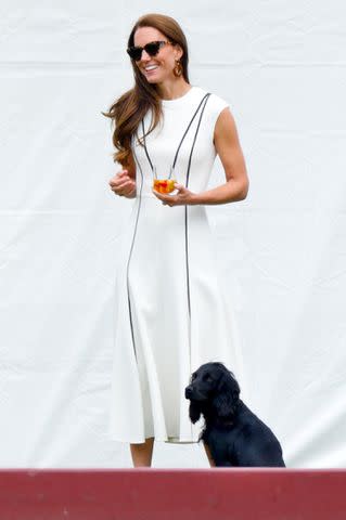 <p>Max Mumby/Indigo/Getty Images</p> Kate Middleton at Royal Charity Polo Day at Guards Polo Club in 2022.