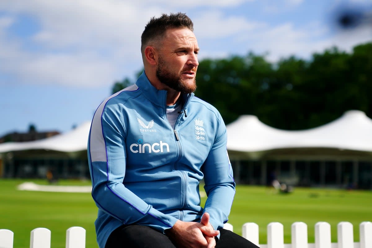 Brendon McCullum is aiming to improve England’s Test record (Victoria Jones/PA) (PA Wire)