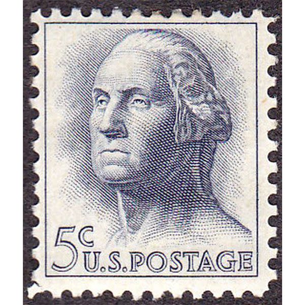 5¢ George Washington Regular Issue, 1962