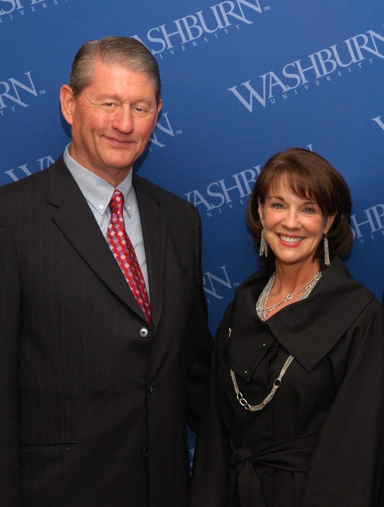 Dick and Trish Davidson donated $5 million for scholarships at Washburn University. This is Washburn's highest single donation for a scholarship fund.