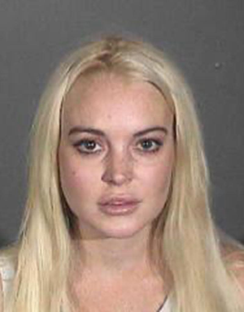 Lindsay Lohan Booking Photo - October 19, 2011