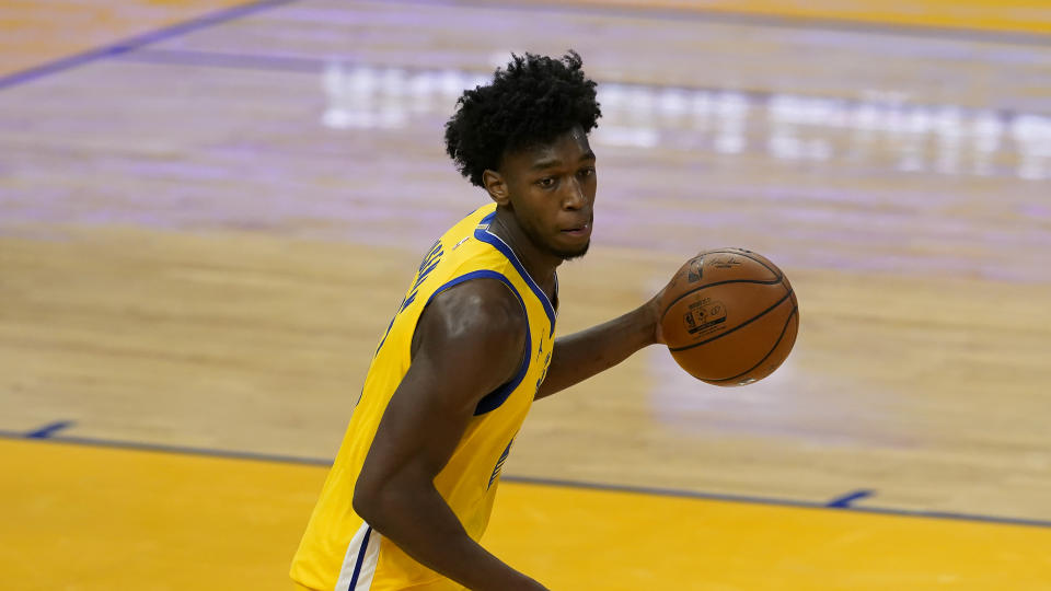 Golden State Warriors center James Wiseman