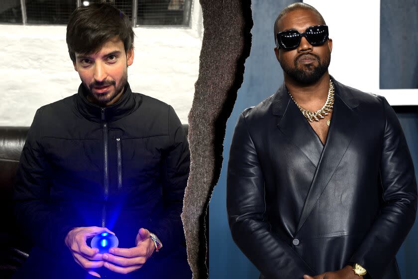 Alex Klein and Kanye West