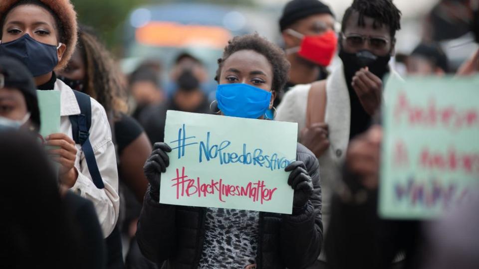 Protesta contra el racismo en Colombia