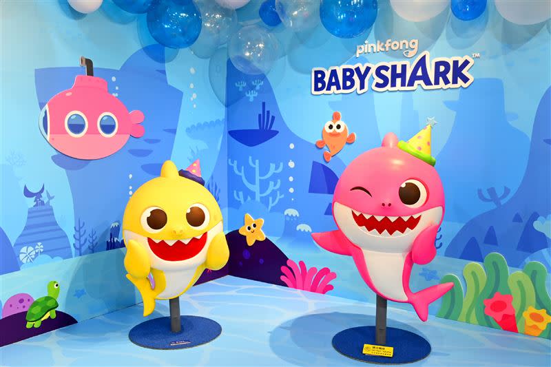 Baby Shark全新裝置首度登場，與大家共度新春佳節。（圖／業者提供）