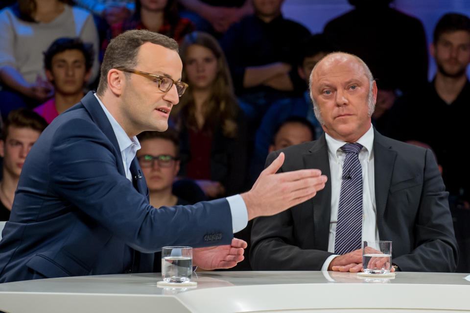 Für Jens Spahn (CDU) steht fest: „Keine neuen Schulden machen!“ (Bild: ZDF/Svea Pietschmann)