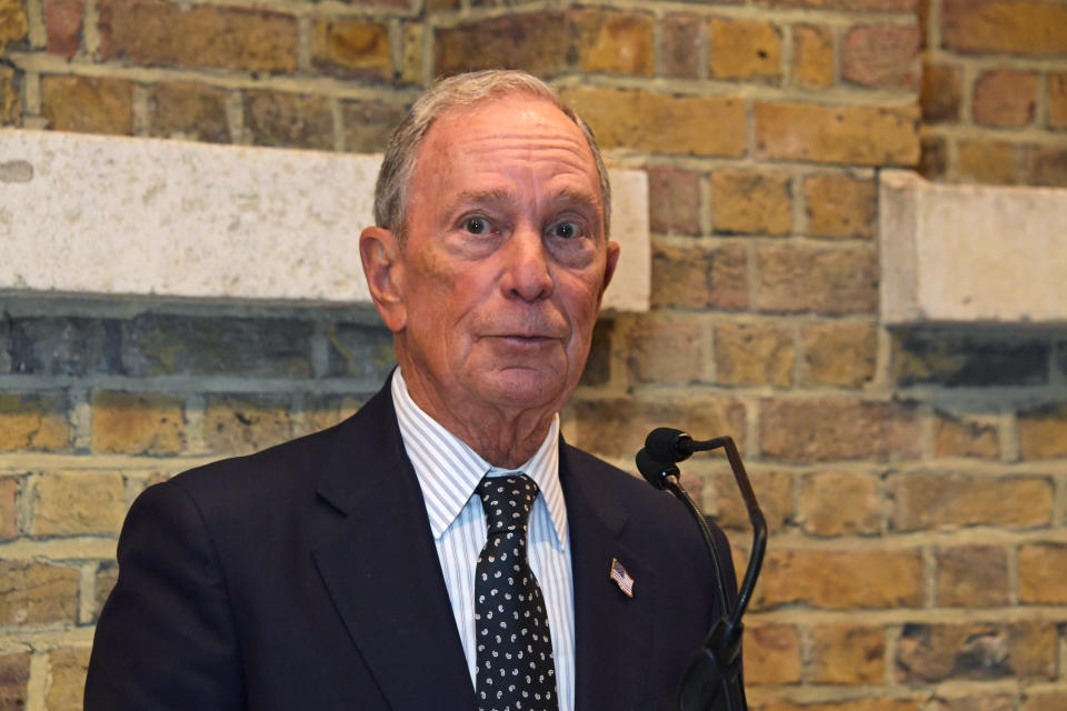 LONDON, ENGLAND - OCTOBER 13:  Michael Bloomberg attends an intimate dinner hosted by Michael Bloomberg, Bettina Korek and Hans Ulrich Obrist as The Serpentine Gallery celebrates Frieze 2021 at Serpentine North on October 13, 2021 in London, England. (Photo by David M. Benett/Dave Benett/Getty Images)