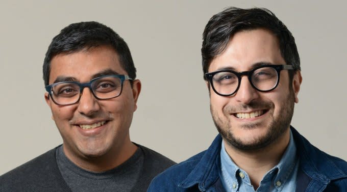 Chartable founders Harish Agarwal and Dave Zohrob