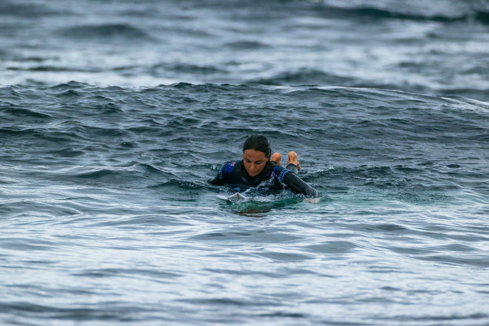 Sally Fitzgibbons, pictured here in action at the Margaret River Pro.