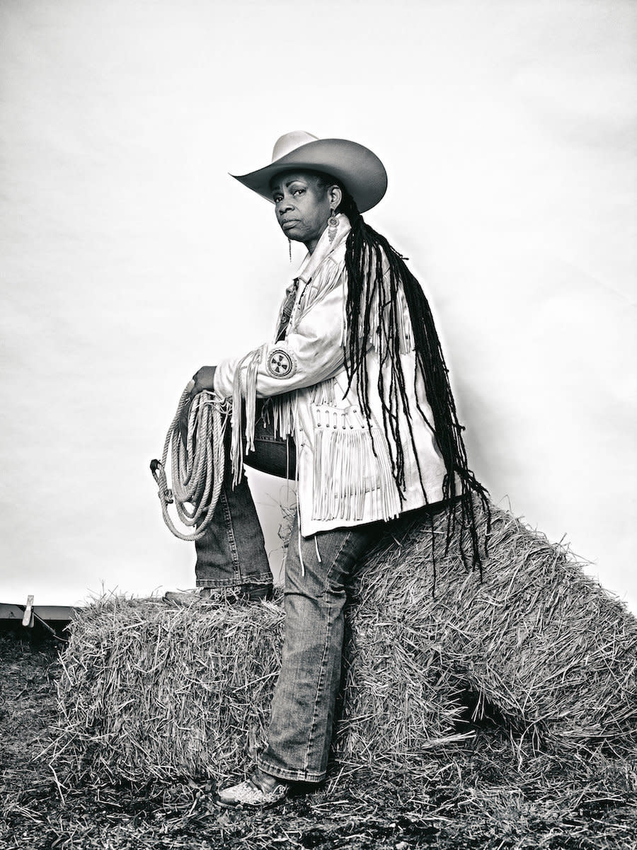 Brad Trent, "'Mama' Kesha Morse from 'The Federation of Black Cowboys'" series for The Village Voice, 2016, ink jet print, 22 × 30 in., courtesy the artist