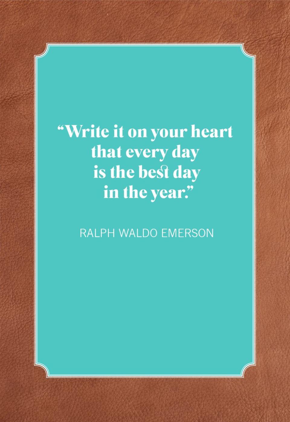 new year quotes ralph waldo emerson