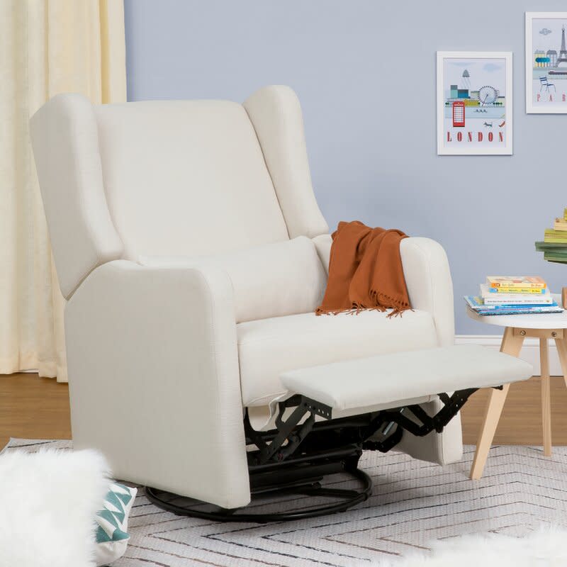 <p><a href="https://go.redirectingat.com?id=74968X1596630&url=https%3A%2F%2Fwww.wayfair.com%2Fbaby-kids%2Fpdp%2Fcarters-by-davinci-arlo-swivel-reclining-rocking-glider-davv1059.html&sref=https%3A%2F%2Fwww.menshealth.com%2Ftechnology-gear%2Fg39576212%2Ffirst-mothers-day-gifts%2F" rel="nofollow noopener" target="_blank" data-ylk="slk:Shop Now;elm:context_link;itc:0;sec:content-canvas" class="link ">Shop Now</a></p><p>Arlo Swivel Reclining Rocking Glider</p><p>$599.00</p><p>wayfair.com</p>