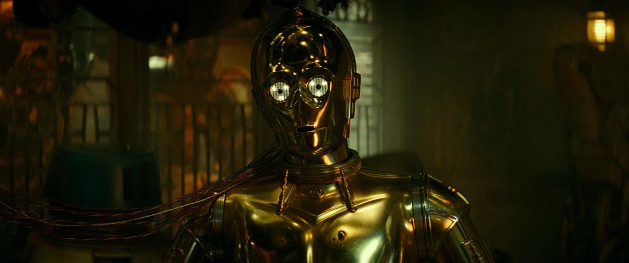 C3P-O in The Rise Of Skywalker. 