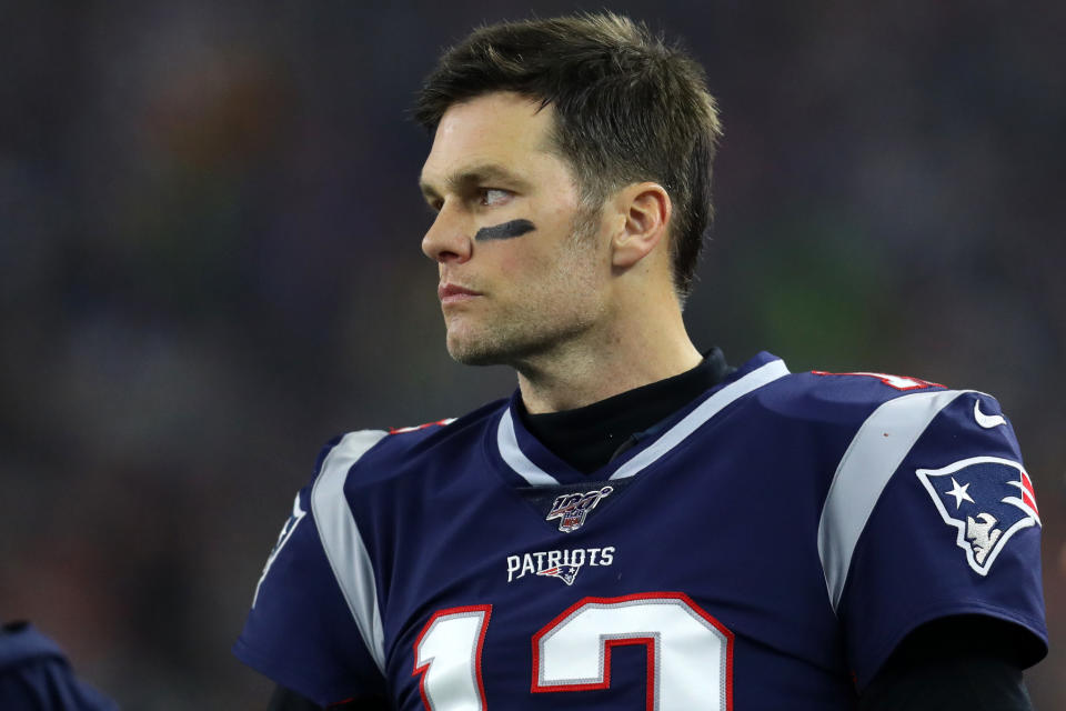 Tom Brady, Anquan Boldin and Steve Kerr are among the sports figures calling for federal intervention in the Ahmaud Arbery case. (Maddie Meyer/Getty Images)