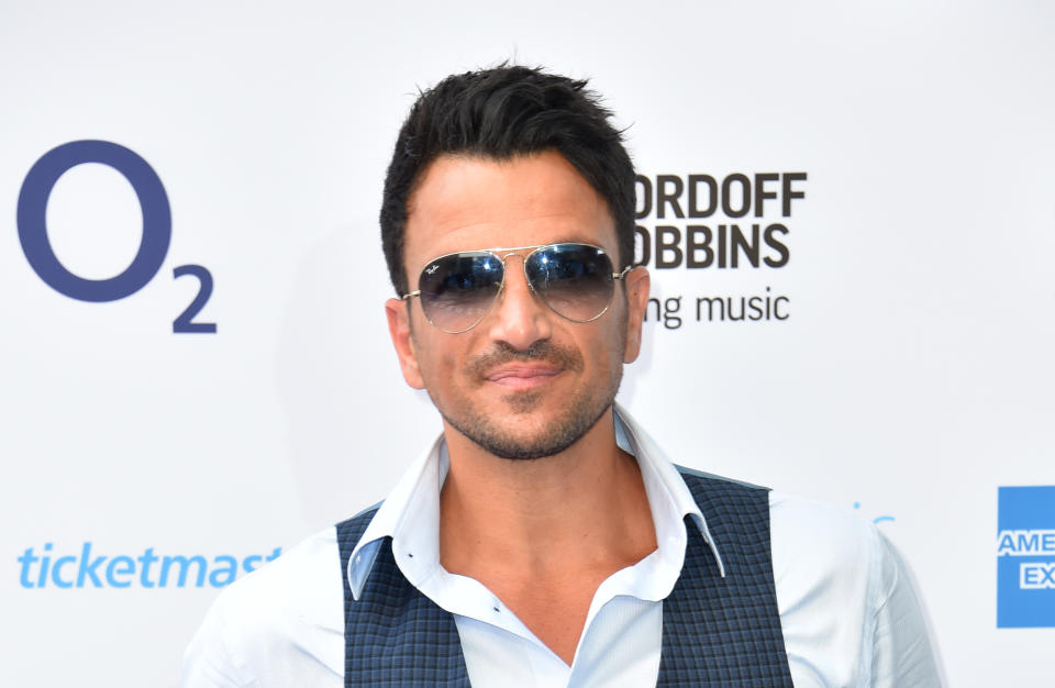 Peter Andre attending the Nordoff Robbins O2 Silver Clef Awards 2018, held at Grosvenor House Hotel, London (PA Images)