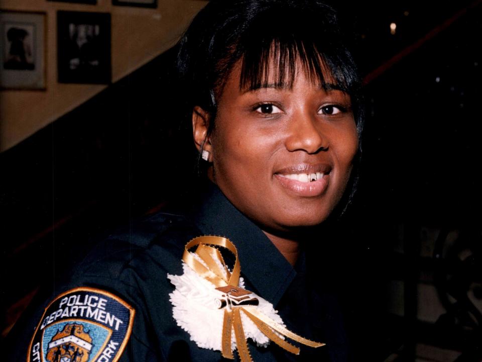 Katrina Brownlee decided to pursue a career at an unlikely place: the New York City Police Department. In July 2001, she joined the Police Academy. As a police officer, Katrina channeled her energy into helping others get the support she never had. / Credit: Katrina Brownlee