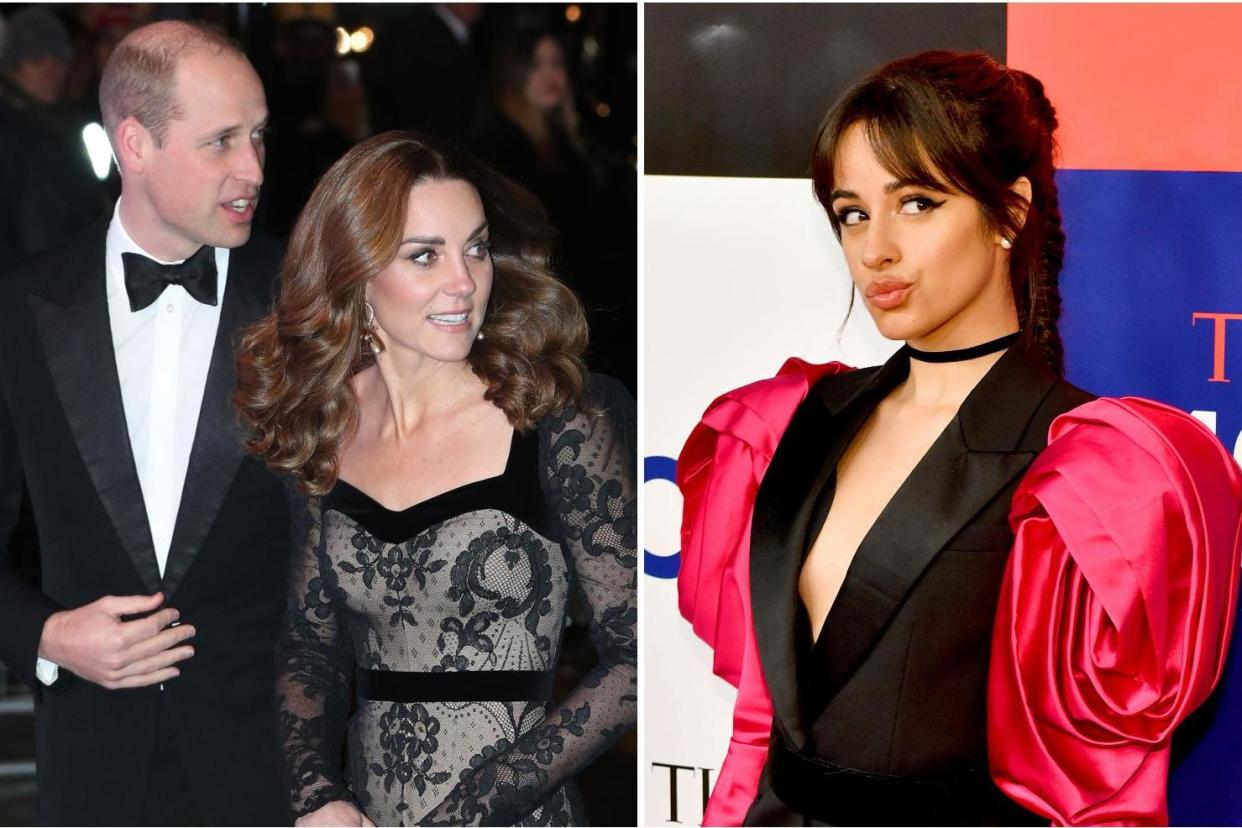 William and Kate have responded to Camila Cabello's pencil theft admission: Reuters/Getty
