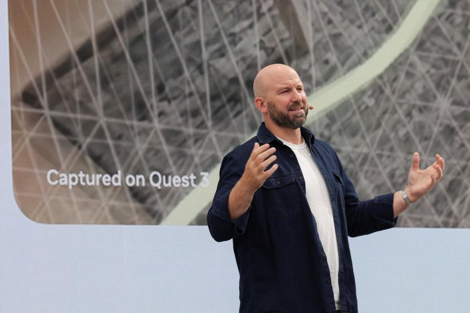 Meta Chief Technology Officer Andrew Bosworth is pictured. REUTERS