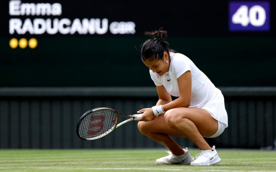 emma raducanu vs caroline garcia wimbledon 2022 live score latest - PA