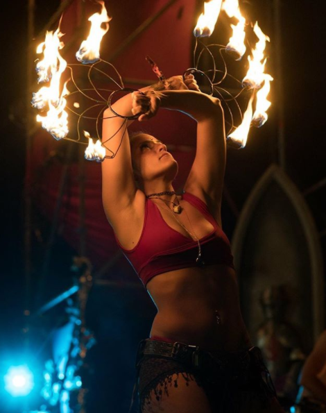 Elora is remembered from Matty J's season for her fiery entrance. Source: Ten