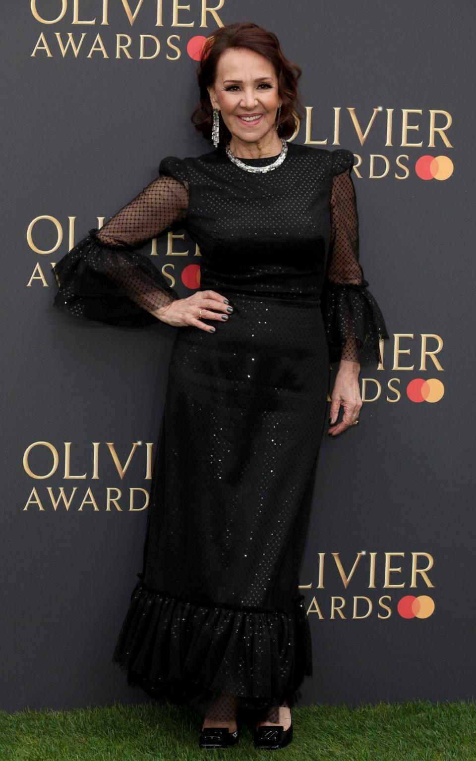 Dame Phillips attends The Olivier Awards at The Royal Albert Hall on April 14