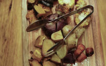 In this March 20, 2017 photo vegetables are set on a table during an activity called "The Argentine Experience" in Buenos Aires, Argentina. Tourists participating in "The Argentine Experience" have the chance to learn about the local cuisine, wine and traditions during a dinner in Buenos Aires. (AP Photo/Natacha Pisarenko)