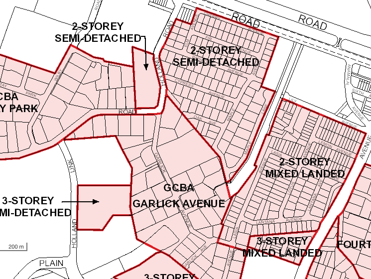 Landed Area Floor Zoning