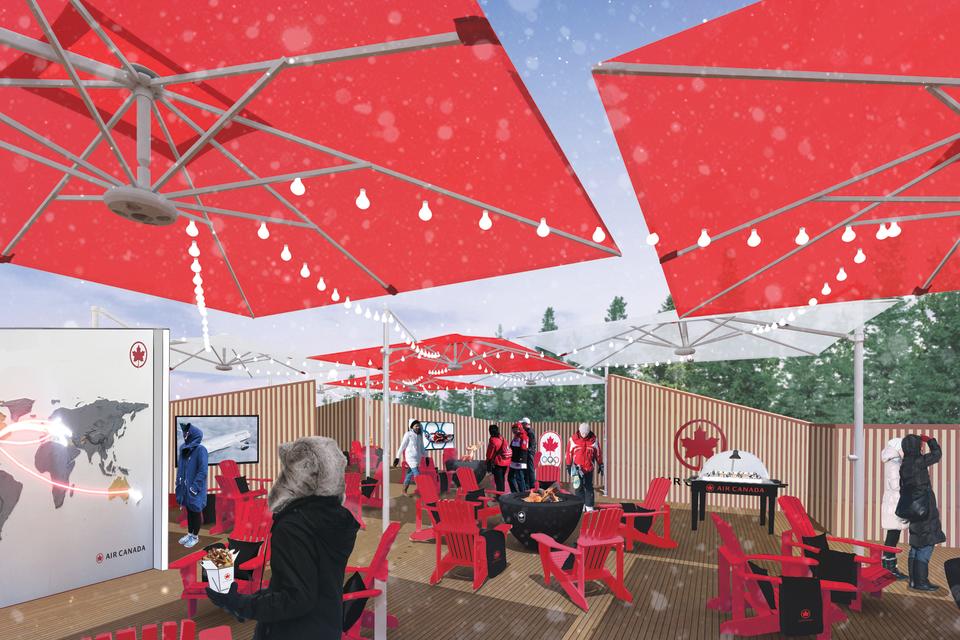 Artist’s rendering of Canada Olympic House. (Sid Lee/Canadian Olympic Committee)