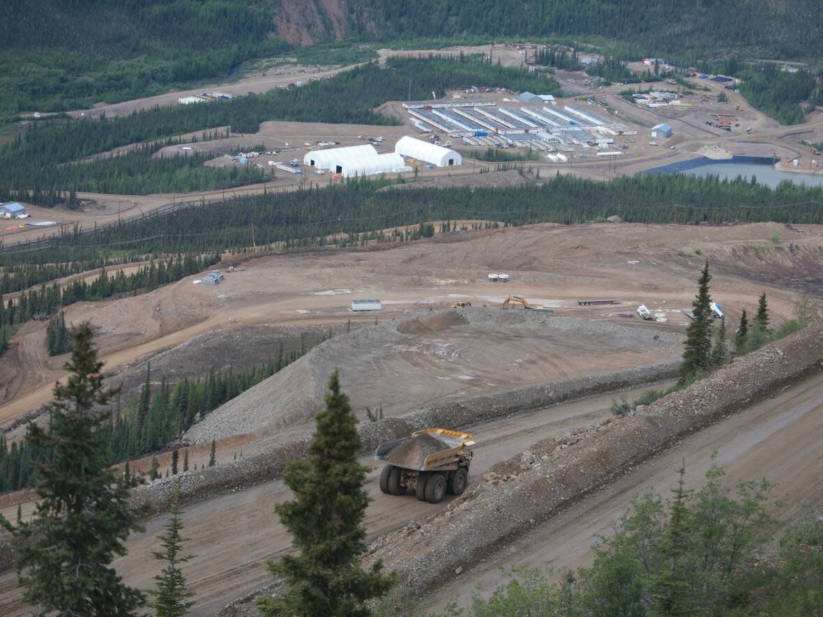 Victoria Gold's Eagle Gold Mine, near Mayo. The company recently brought the Yukon Water Board to court over an increased security payment.  (Mike Rudyk/CBC - image credit)