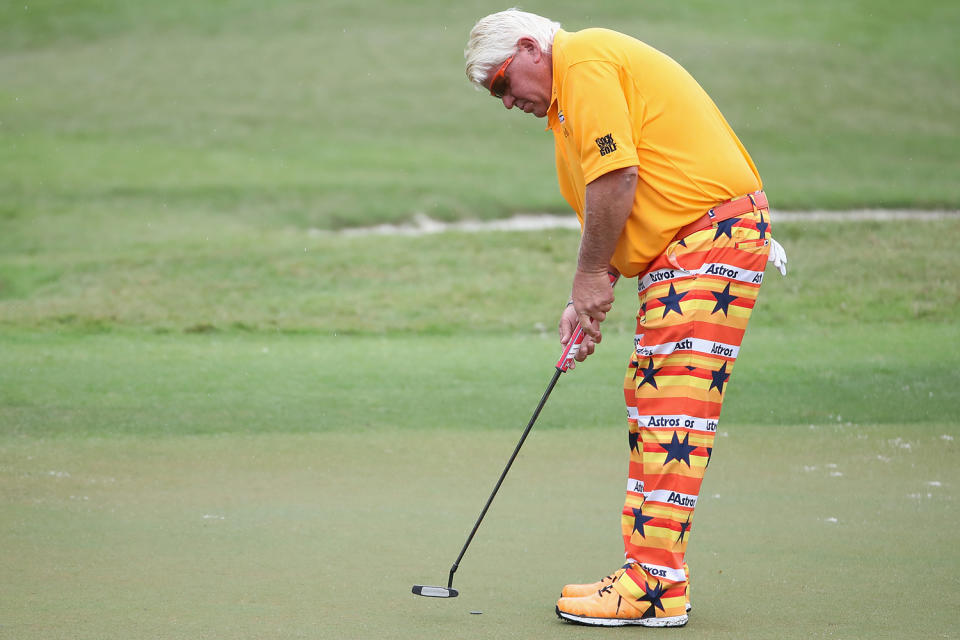 John Daly's Astros pants at the 2019 Insperity Invitational