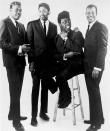 <p>The Coasters began as the Robins, but they changed their name when their burgeoning career began taking them coast to coast. They had a series of hits in the 1950s including their biggest, “<a href="https://www.amazon.com/Yakety-Yak/dp/B018HE2C7O/?tag=syn-yahoo-20&ascsubtag=%5Bartid%7C10063.g.35225069%5Bsrc%7Cyahoo-us" rel="nofollow noopener" target="_blank" data-ylk="slk:Yakety Yak;elm:context_link;itc:0;sec:content-canvas" class="link ">Yakety Yak</a>” (1958), which topped both the pop and the R&B charts. Crazy side note: The song was once used at a Senate hearing to show how rock and roll had cheapened American music! The group followed up with other hits such as “<a href="https://www.amazon.com/Charlie-Brown/dp/B0012GLMKS/?tag=syn-yahoo-20&ascsubtag=%5Bartid%7C10063.g.35225069%5Bsrc%7Cyahoo-us" rel="nofollow noopener" target="_blank" data-ylk="slk:Charlie Brown;elm:context_link;itc:0;sec:content-canvas" class="link ">Charlie Brown</a>” and “<a href="https://www.amazon.com/Poison-Ivy/dp/B018HE1F5E/?tag=syn-yahoo-20&ascsubtag=%5Bartid%7C10063.g.35225069%5Bsrc%7Cyahoo-us" rel="nofollow noopener" target="_blank" data-ylk="slk:Poison Ivy;elm:context_link;itc:0;sec:content-canvas" class="link ">Poison Ivy</a>” (both in 1959), featuring rich vocal harmonies.</p>