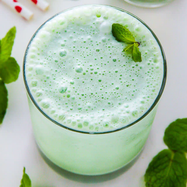 Homemade Shamrock Shake